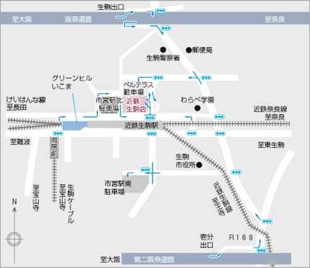 生駒店地図